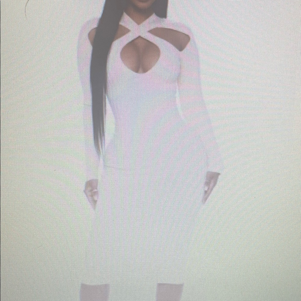 Sweater midi dress- cream  fashion nova